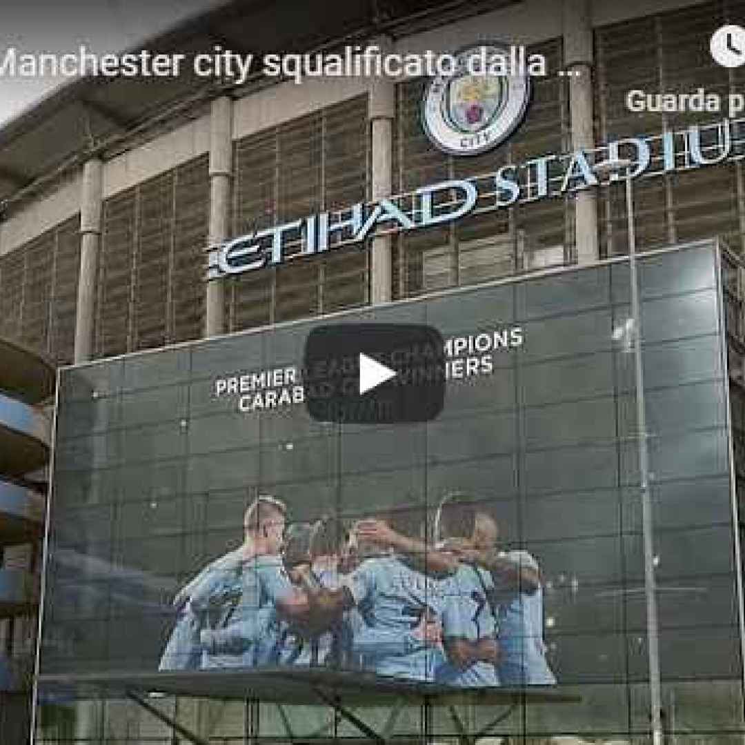 manchester city calcio champions video