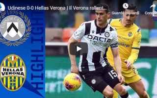 Serie A: udineseverona video gol calcio