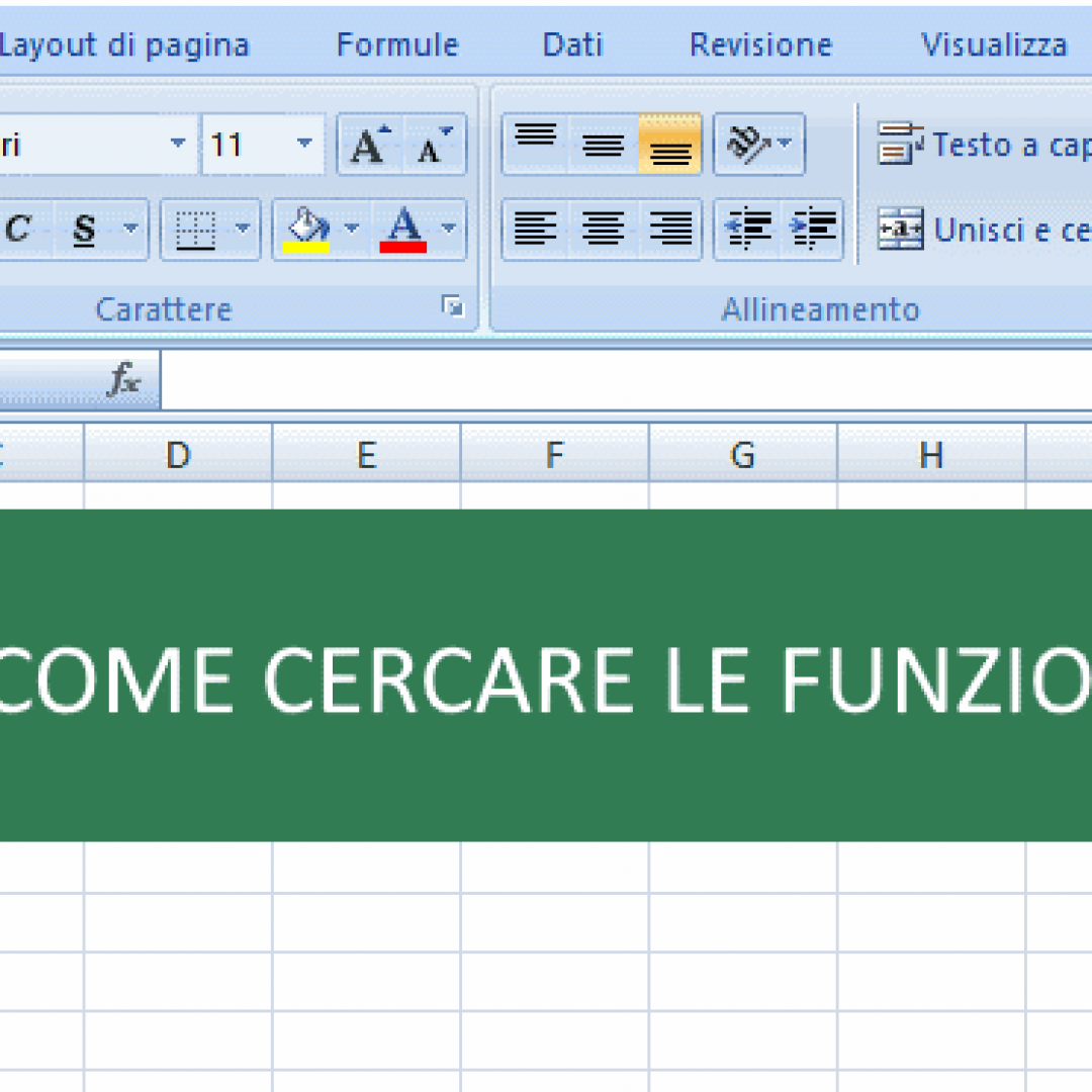 #Excel4Dummies: Come cercare le funzioni su #Excel?