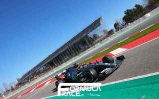 F1 Test, Il bilancio della Mercedes al termine del quarto giorno di test a Barcellona