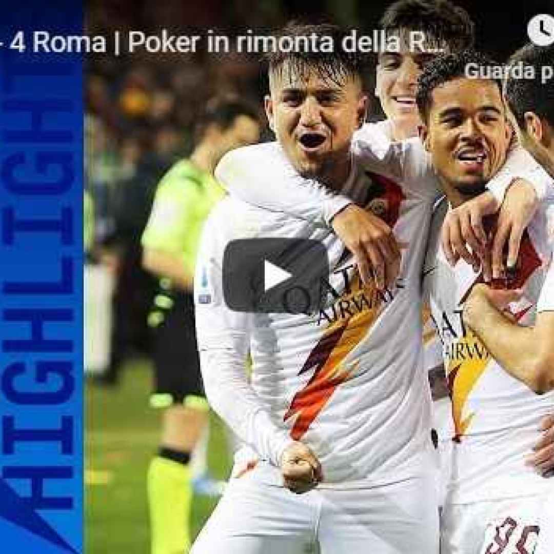 cagliari roma video gol calcio