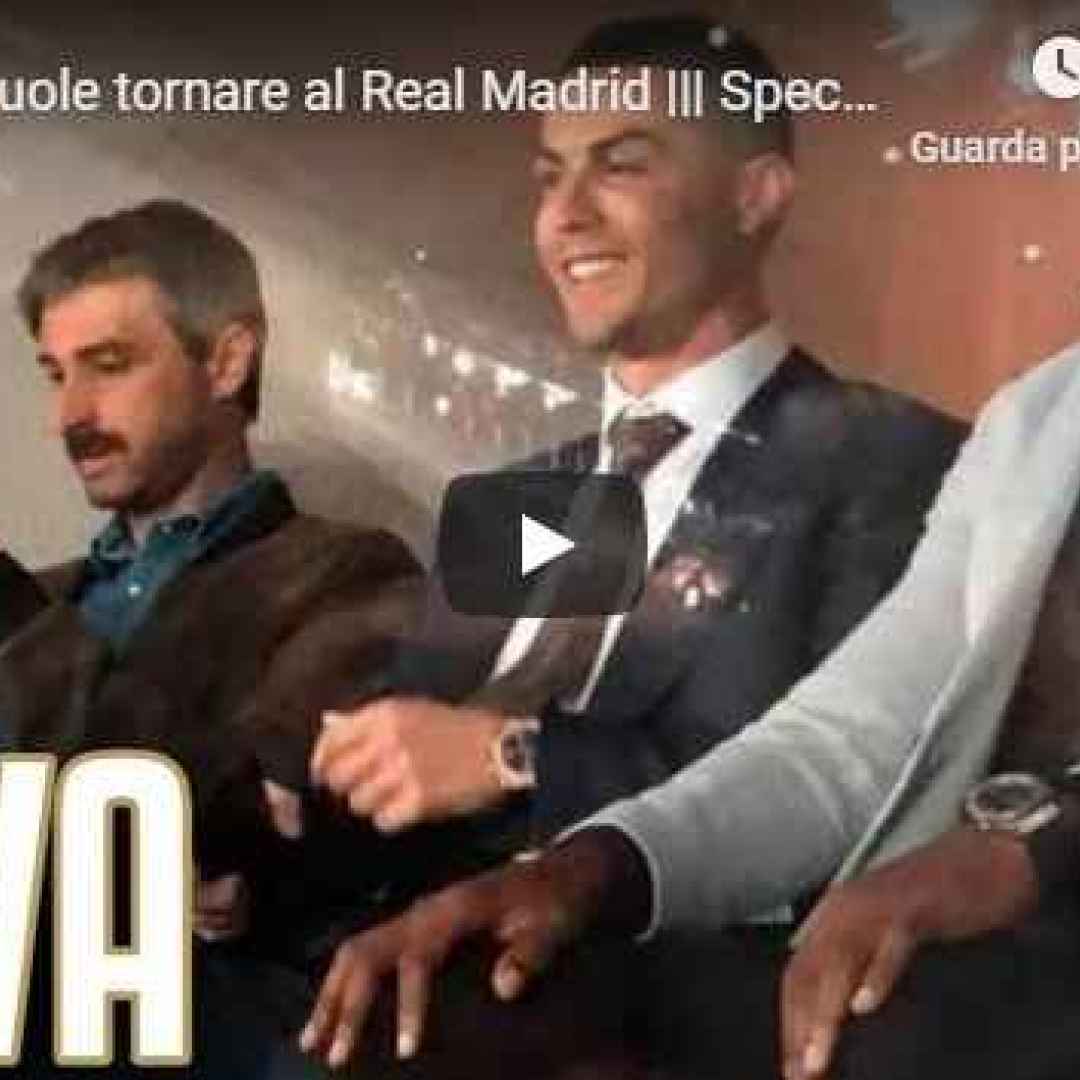 Cristiano Ronaldo vuole tornare al Real – VIDEO