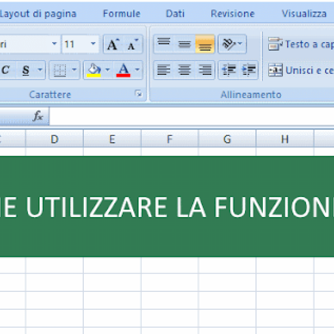 #Excel for dummies - Come utilizzare la funzione SE