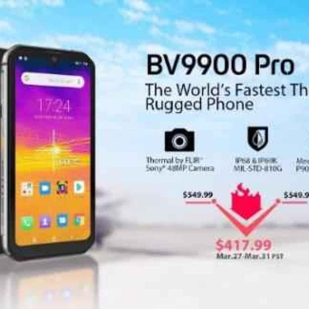 Blackview BV9900 Pro. Rugged phone ancora più potente, con termocamera