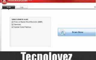 Computer: trend micro rootkit buster