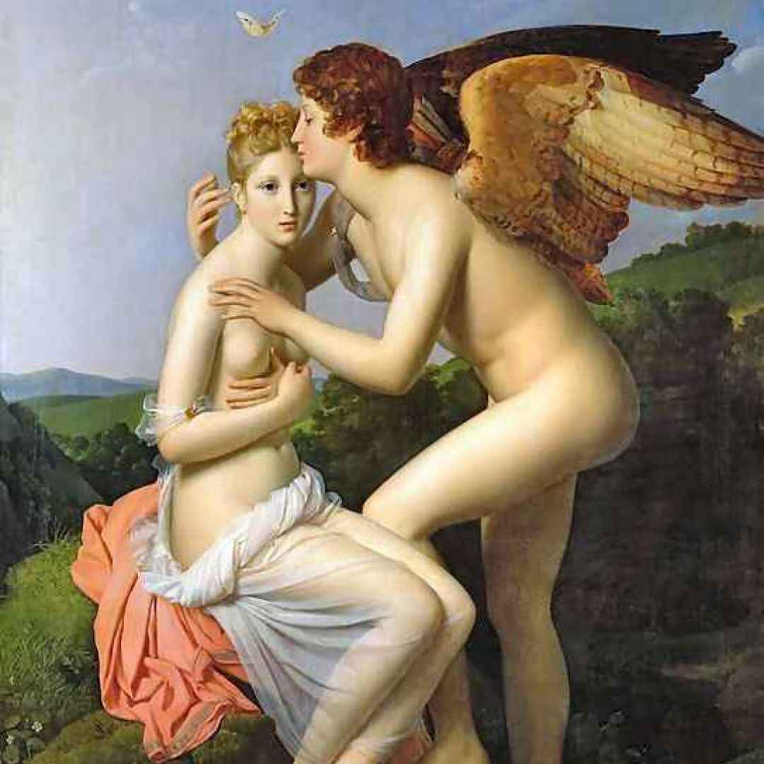 Mitologia - La favola di Psiche (respiro, soffio vitale, anima) e Amore (Eros).