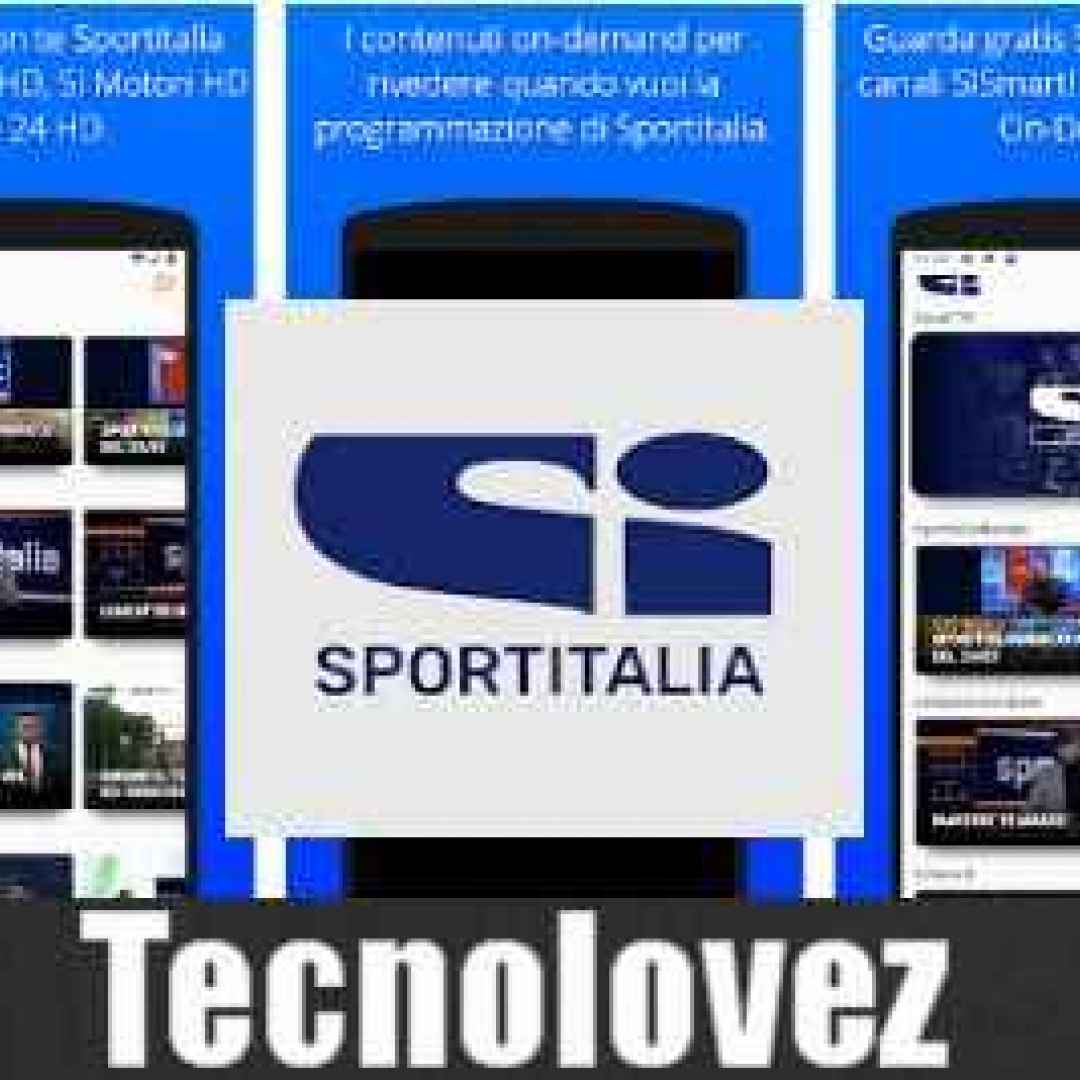 (Sportitalia) Applicazione per vedere 9 canali sportivi in streaming gratis