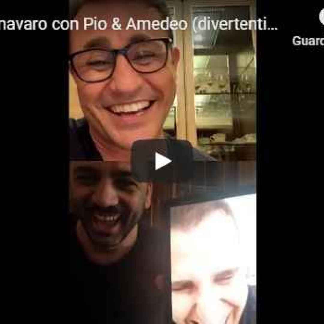 Pio-Amedeo con Fabio Cannavaro in diretta Instagram: che risate!