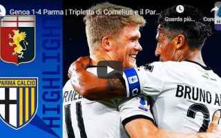 Serie A: genoa parma video gol calcio
