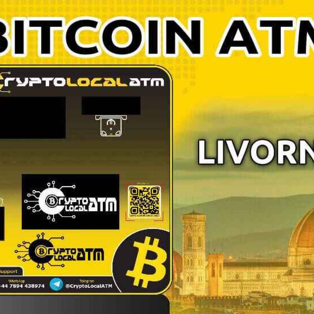 bitcoin atm  bitcoin  blockchain  italia