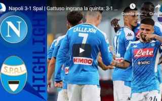 Napoli-SPAL 3-1 - Gol e Highlights - Giornata 28 - Serie A TIM 2019/20 - VIDEO