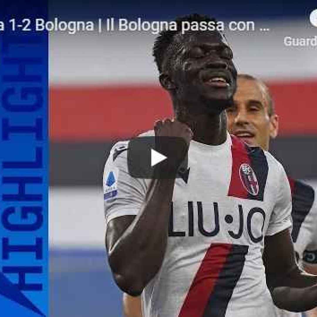 sampdoria bologna video gol calcio