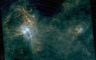 Astronomia: campi magnetici  nubi molecolari