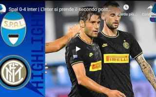 Serie A: spal inter video calcio gol