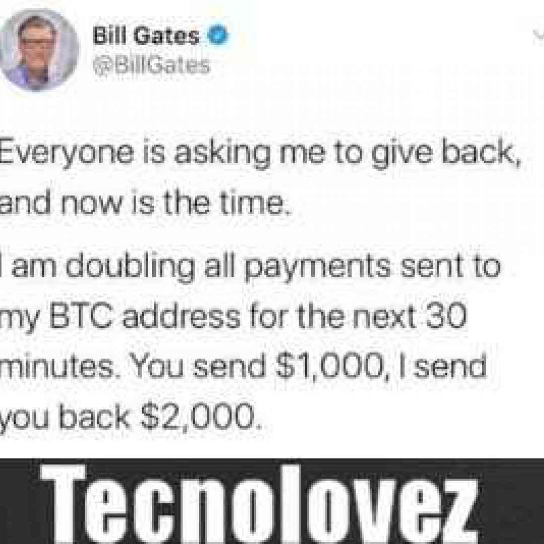 (Twitter) Hackerati gli account di Jeff Bezos, Bill Gates, Barack Obama e Elon Musk