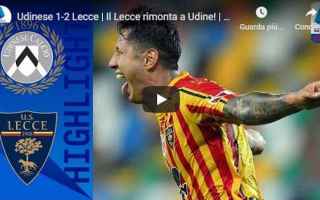 Udinese-Lecce 1-2 - Gol e Highlights - Giornata 37 - Serie A TIM 2019/20 - VIDEO CALCIO