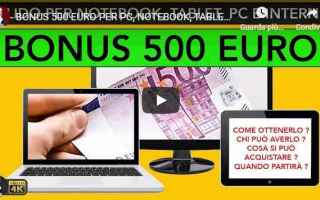 Soldi: bonus euro video soldi economia
