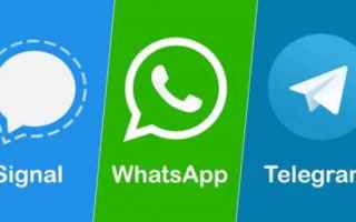 Telegram, Signal, WhatsApp. E' sfida ferragostana a suon di novità