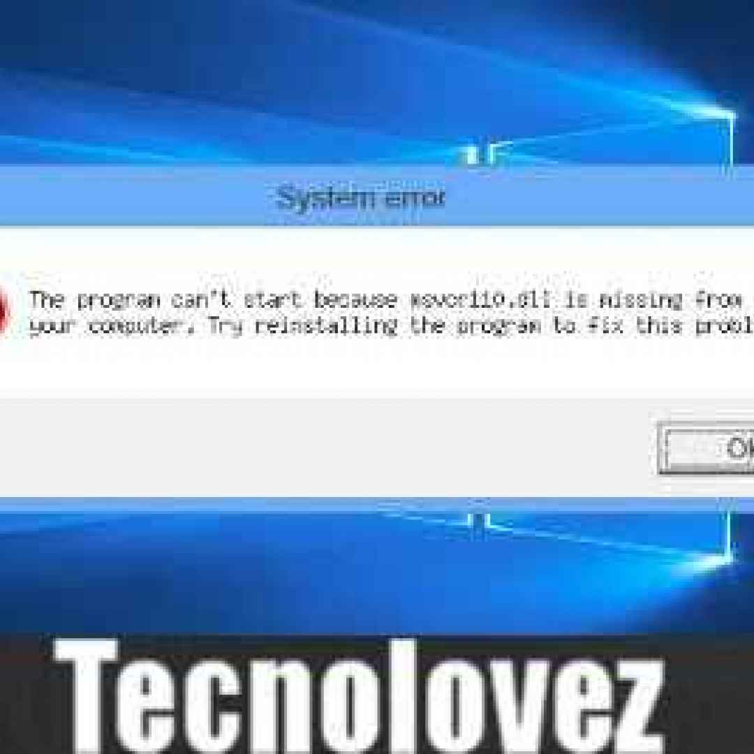 windows errore msvcr110.dll