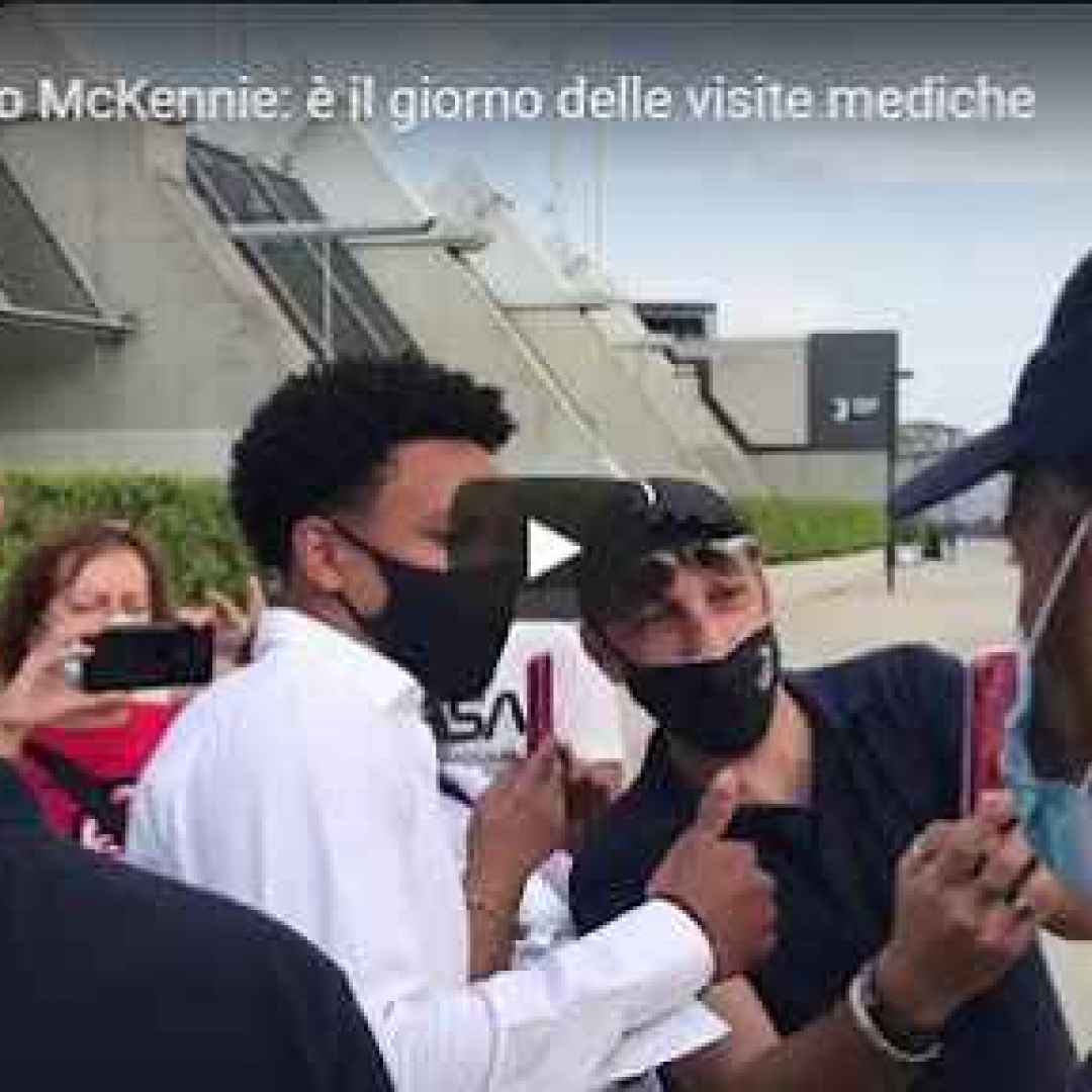 Juventus, ecco Weston McKennie: è il giorno delle visite mediche - VIDEO