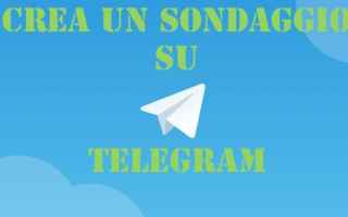 Social Network: creare  sondaggio  telegram