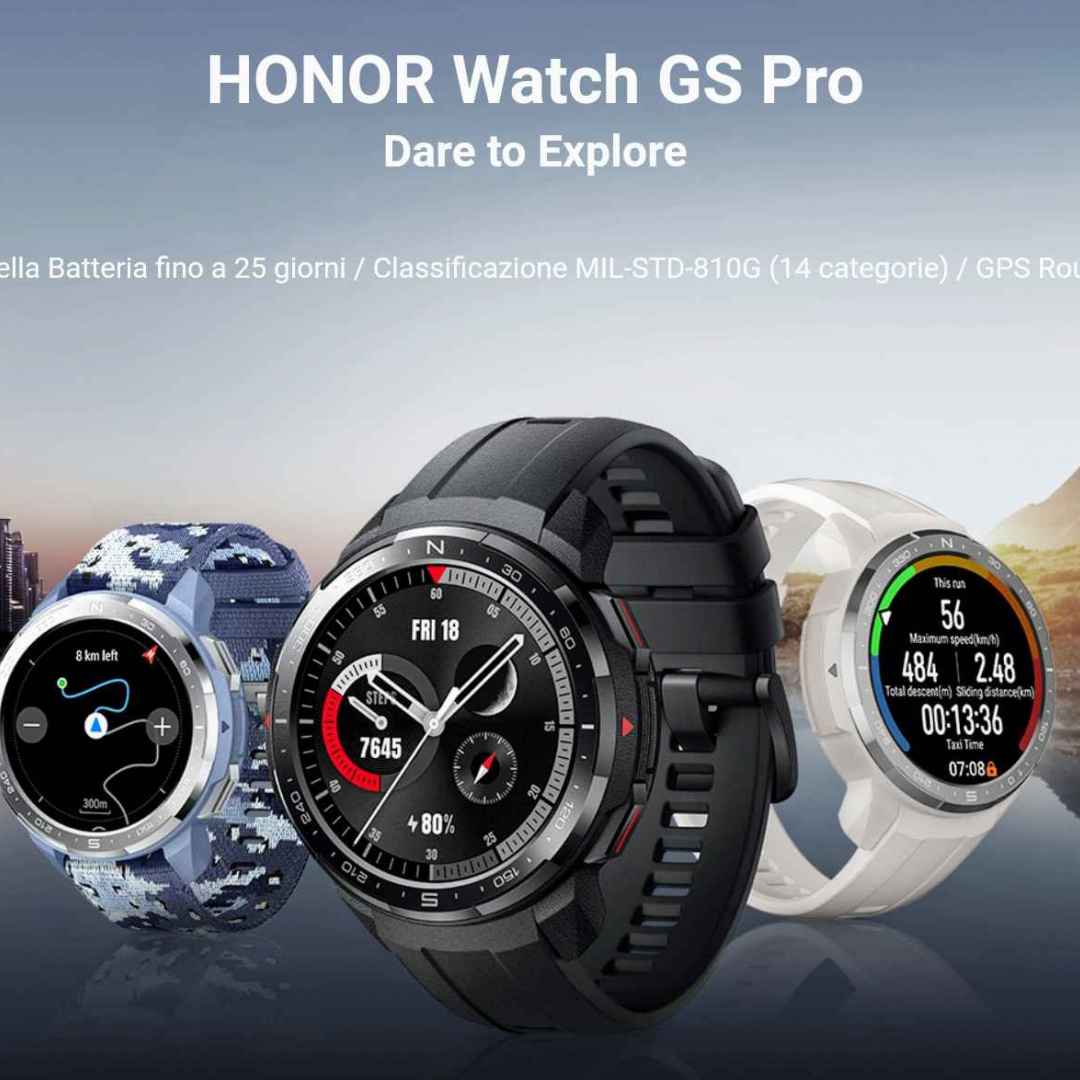 HONOR Watch GS Pro è stato presentato ufficialmente: uno smartwatch rugged interessante