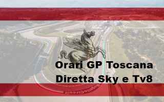 [ORARI] GP Toscana F1: Gli orari della diretta Sky e Tv8
