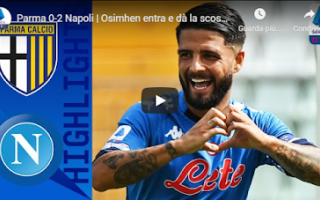 Serie A: parma napoli video gol calcio
