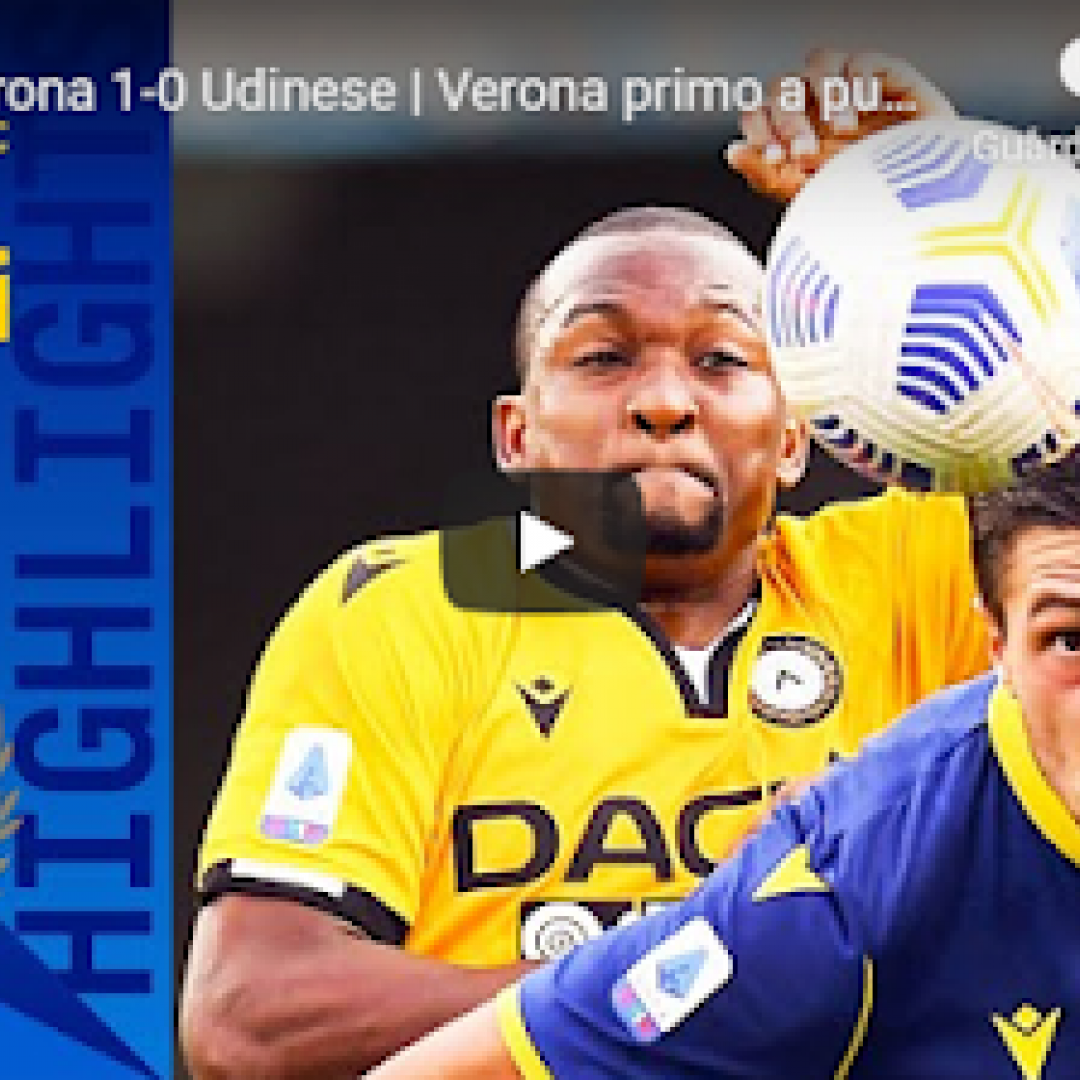 Verona-Udinese 1-0 | Gol e Highlights | Giornata 2 Serie A TIM 2020/21 - VIDEO