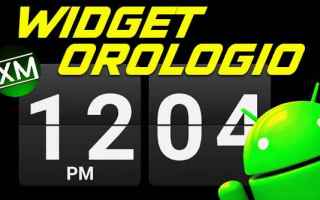 Android: orologio clock widget android apps