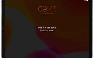 iPhone - iPad: ipad disabilitato  codice dimenticato