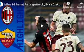 Serie A: milano milan roma calcio video gol