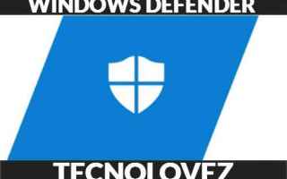 Computer: windows defender windows 10