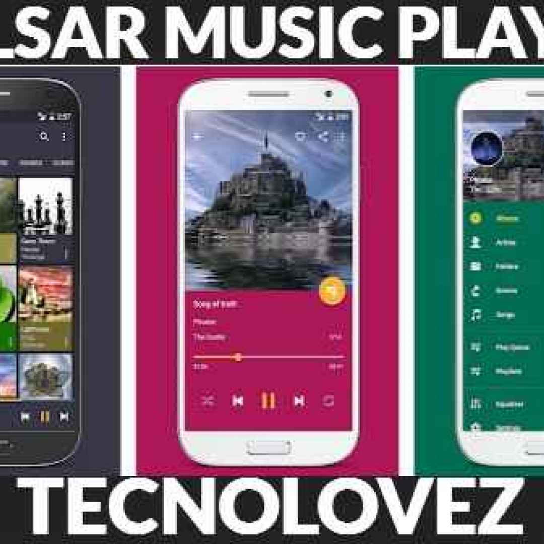 (Pulsar Music Player) Lettore musicale gratuito senza pubblicità per smartphone e tablet android