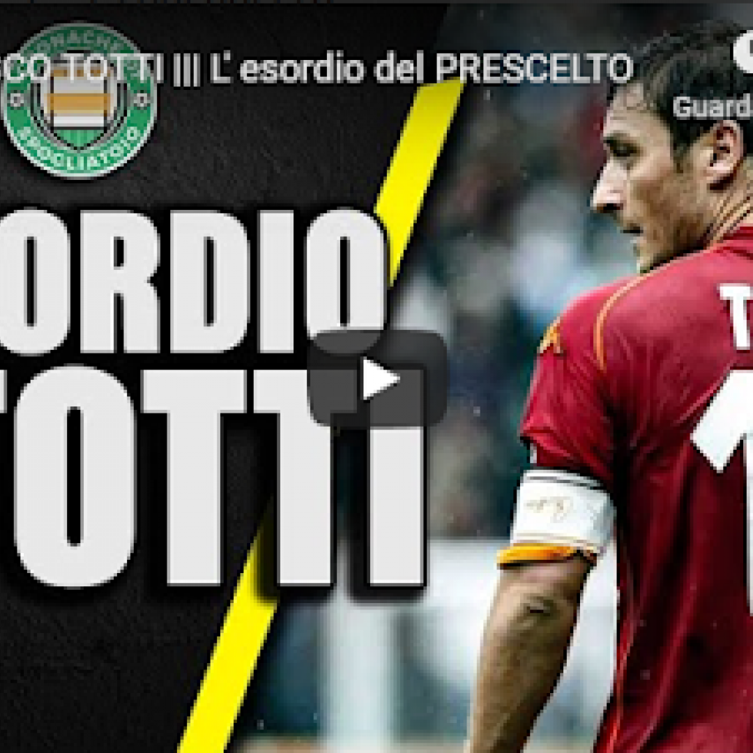roma video storia totti calcio