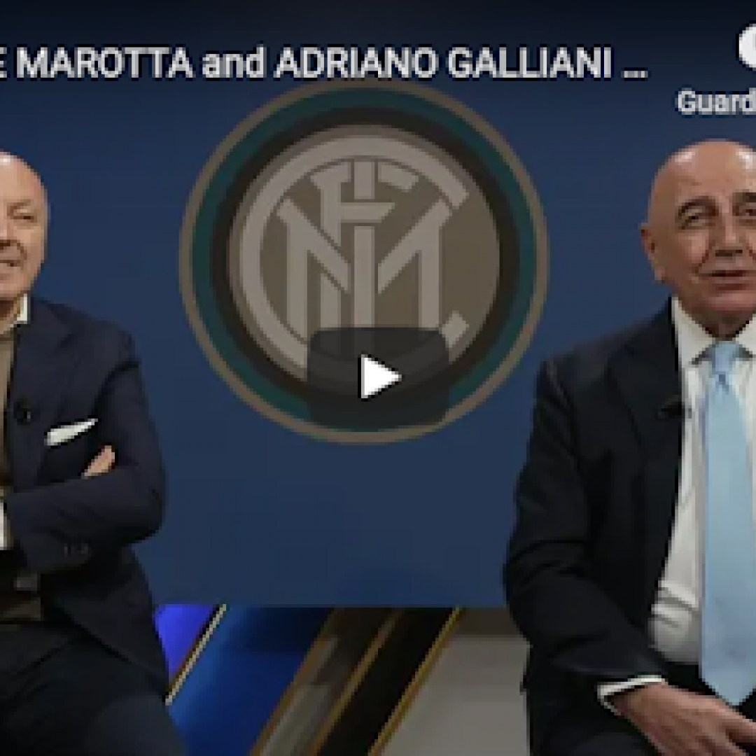 Giuseppe Marotta e Adriano Galliani | Inter TV Intervista Esclusiva - VIDEO
