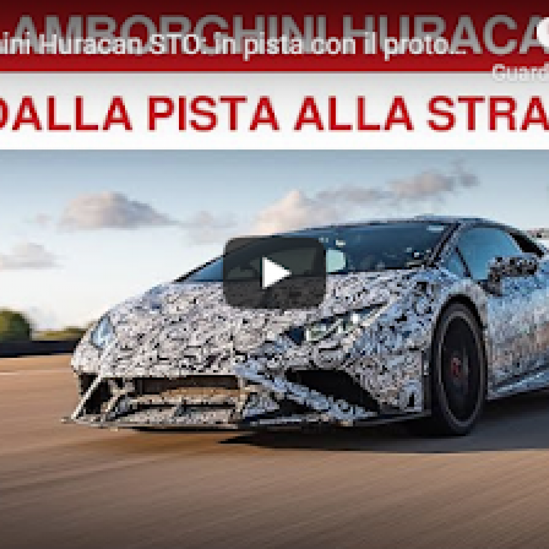 Lamborghini Huracan STO: in pista con il prototipo - VIDEO