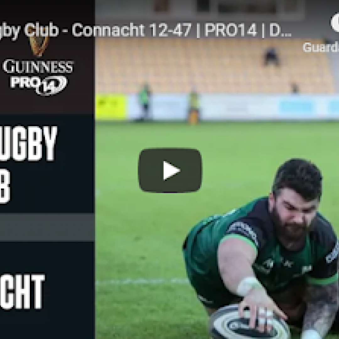 Zebre Rugby Club-Connacht 12-47 | PRO14 | Highlights - VIDEO