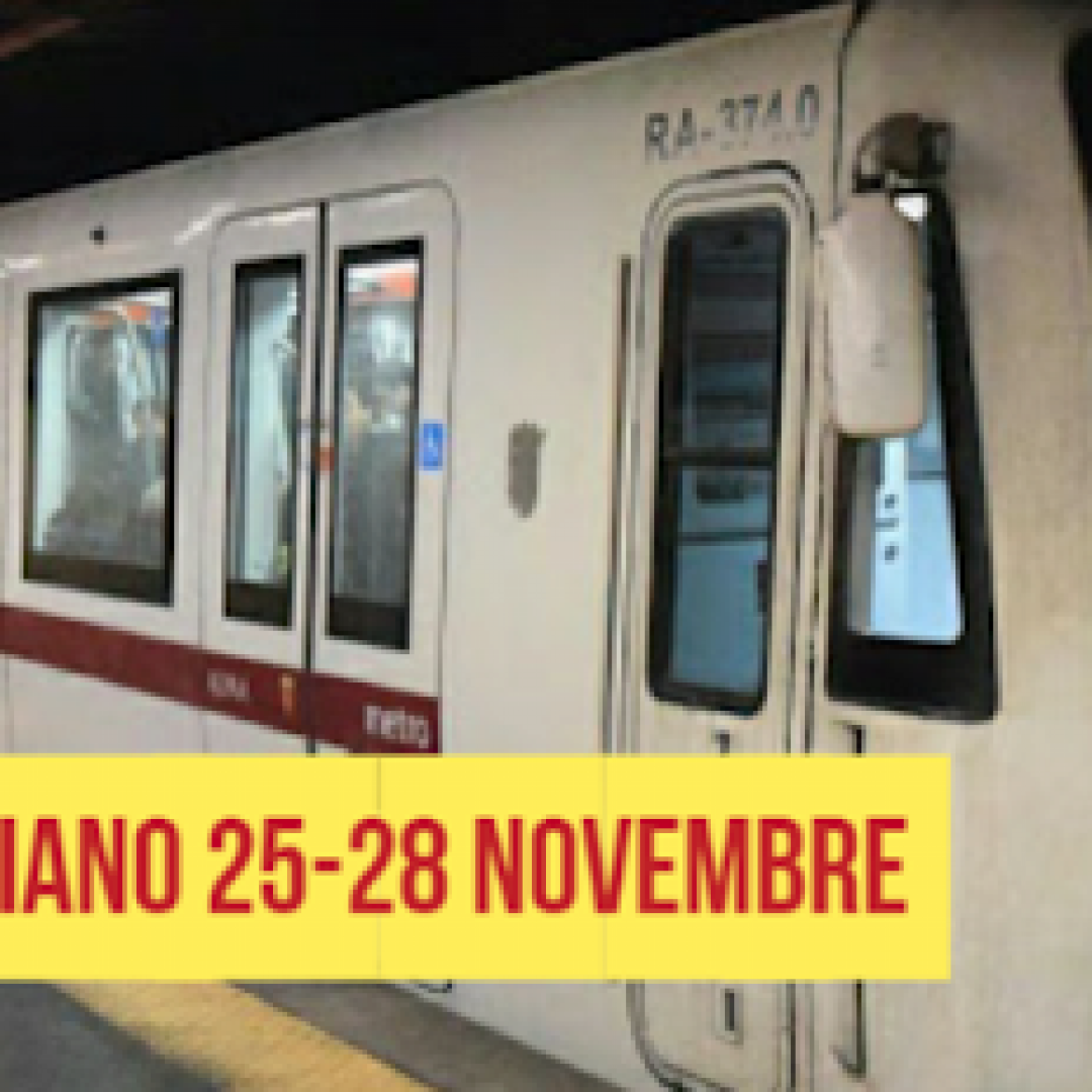 #MetroA: Dal 25 novembre chiude la stazione Ottaviano per lavori