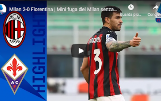 Serie A: milano milan fiorentina calcio video