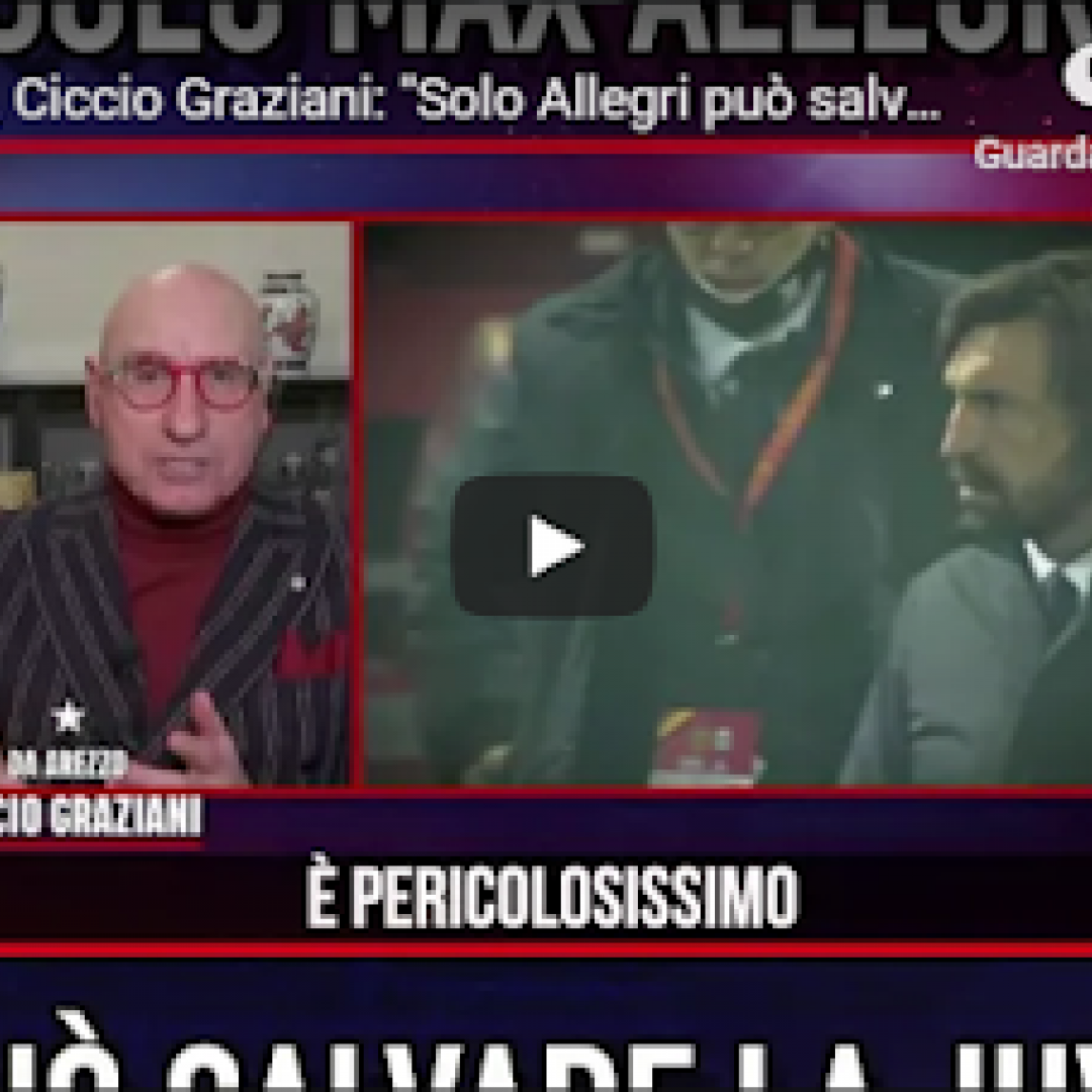 Tiki Taka, Ciccio Graziani: "Solo Allegri può salvare la Juve" - VIDEO