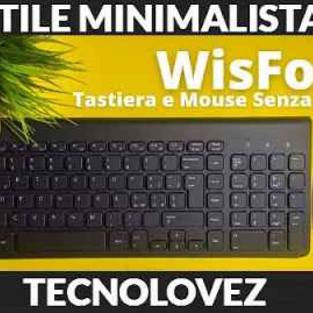 wisfox  tastiera  mouse senza fili
