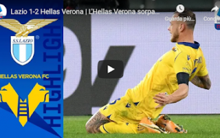Serie A: roma lazio verona video calcio gol