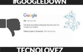 Internet: google google down google blackout