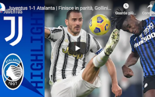 Serie A: torino juventus atalanta video calcio