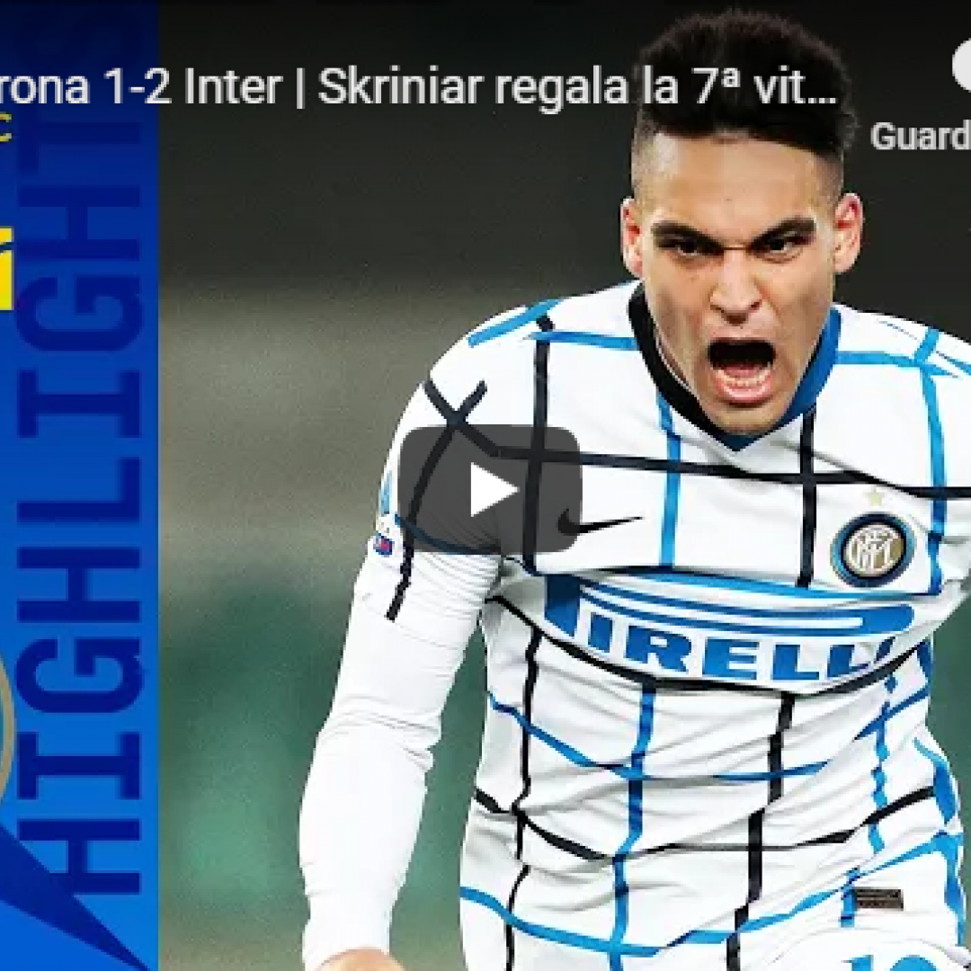VERONA-INTER 1-2 | GOL E HIGHLIGHTS | GIORNATA 14 | SERIE A TIM 2020/21 – VIDEO