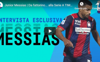 Serie A: crotone video intervista messias calcio