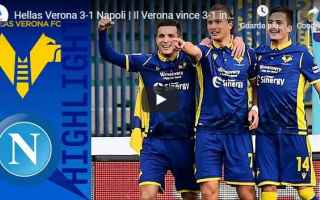 Serie A: verona napoli video gol calcio