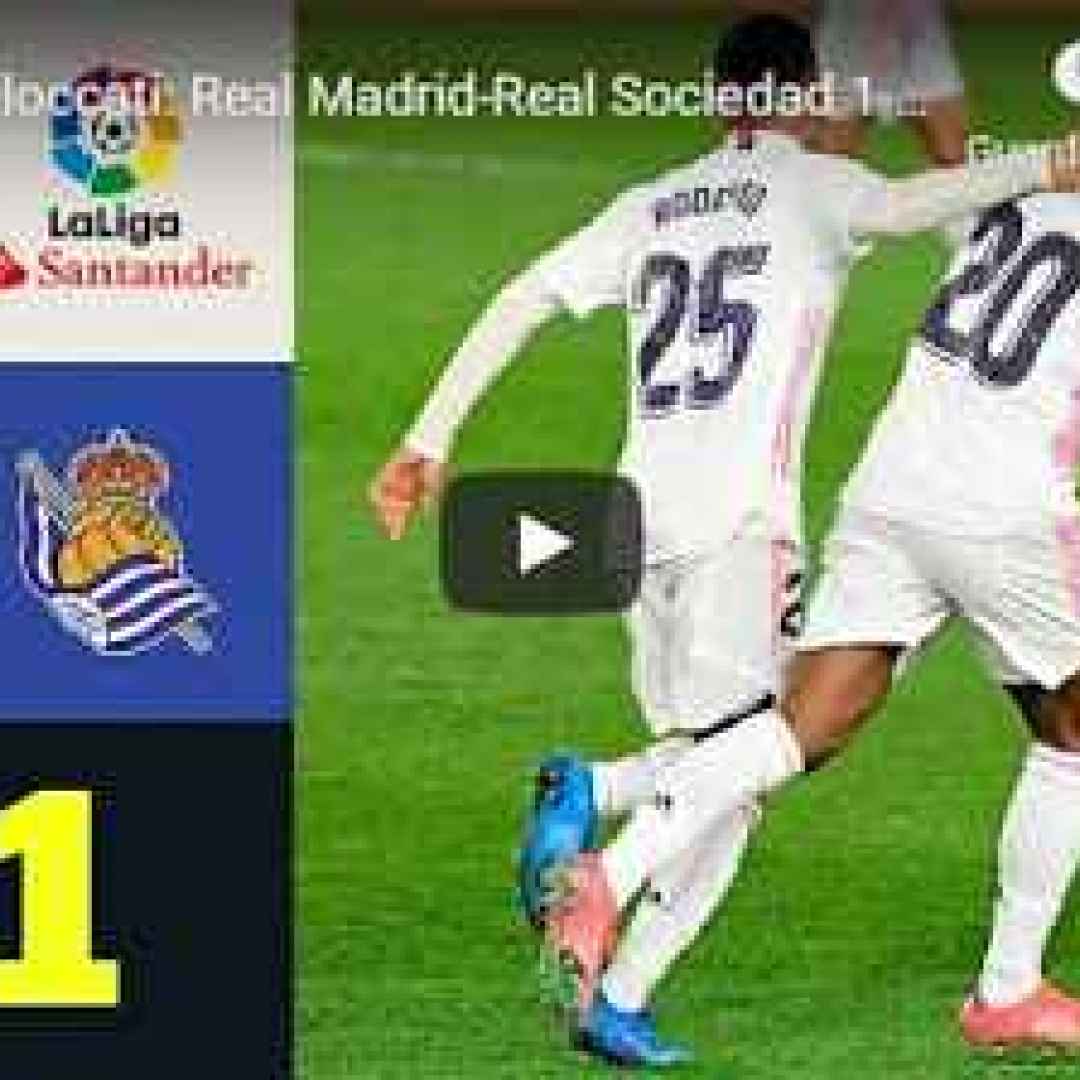 [VIDEO] Real Madrid-Real Sociedad 1-1 | Gol e Highlights | 25ª Giornata | LaLiga 2020/21