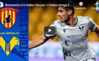 Serie A: benevento verona video calcio sport